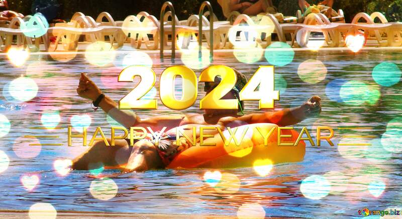 Swim happy new year 2024 №8820