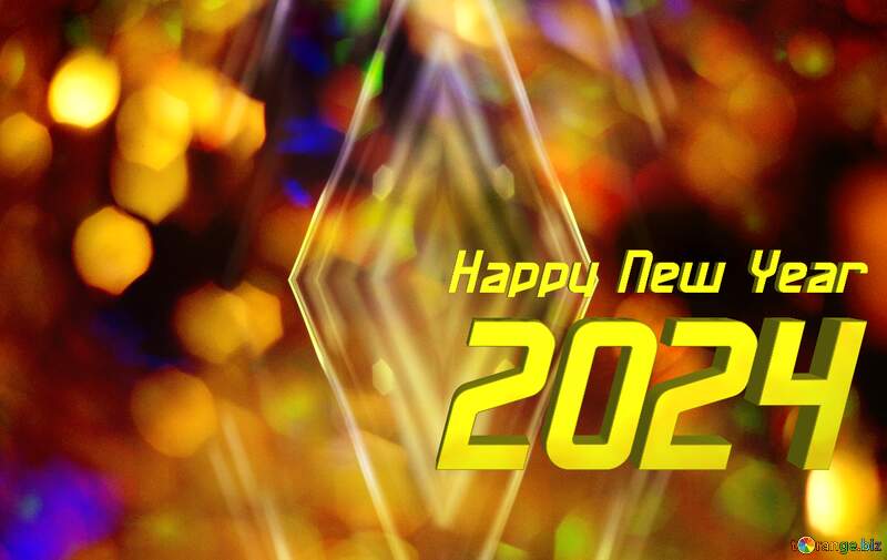 Bright  color  background. fragment happy new year 2024 №6676