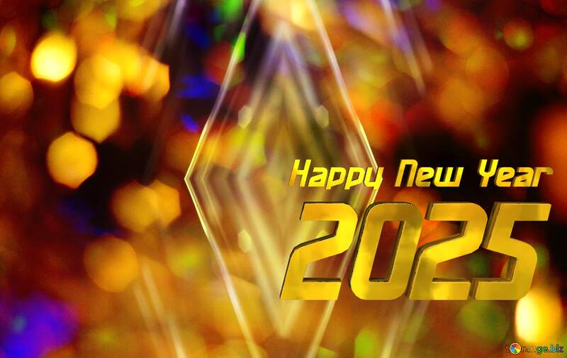 Bright  color  background. fragment happy new year 2025 №6676