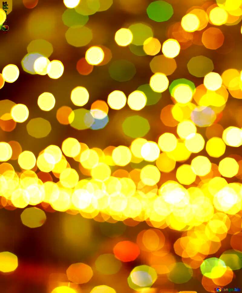 Christmas Festive lights Background Bokeh №53517