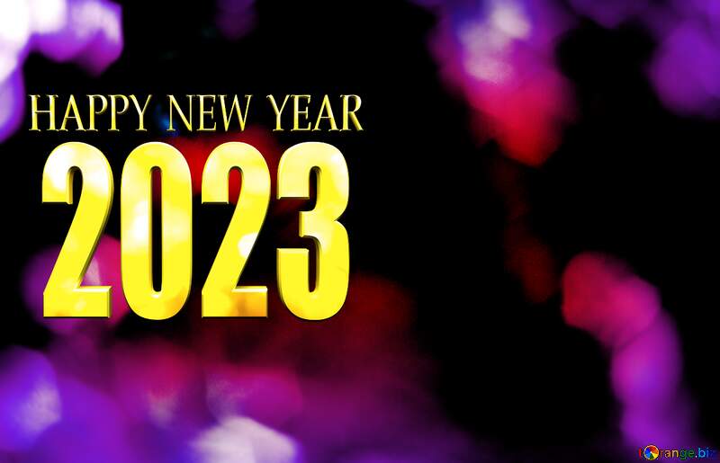Download free picture Bright color background. blur happy new year 2023