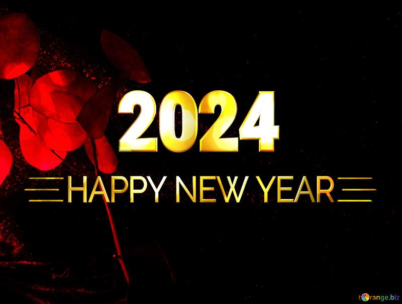 Red , light fabric , background. Happy New Year 2024 №7684
