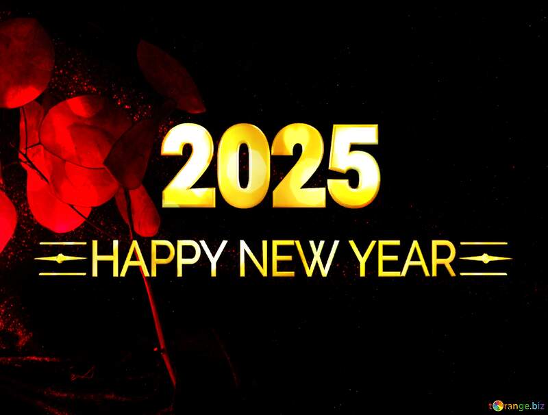 Red , light fabric , background. Happy New Year 2025 №7684