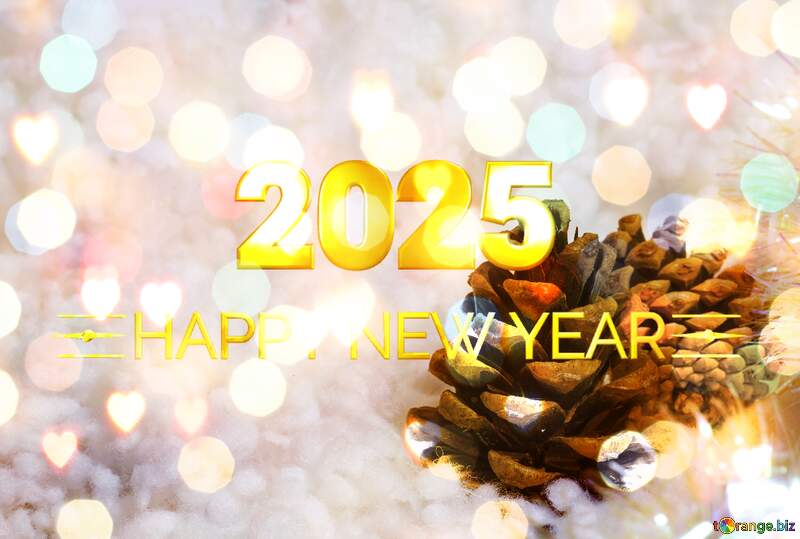 Bump snow. Happy New Year 2025 №6409