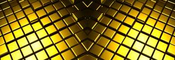FX №213888 3d abstract gold metal cube background symmetrical