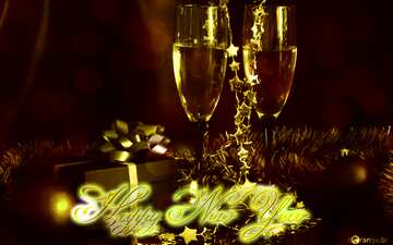 FX №213245 Happy New Year champagne