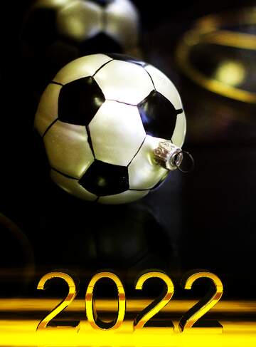 FX №213591 Christmas Decoration Soccer Ball 2022