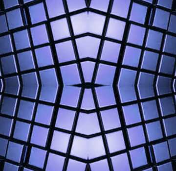 FX №213995 3d abstract metal cube background Blue Diesen Futuristic Pattern