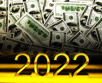 FX №213537 Dollars 2022 gold