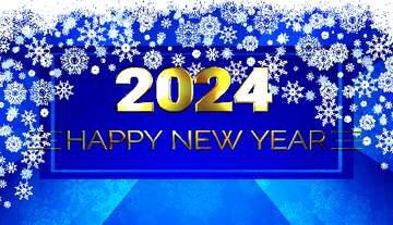 FX №213488 Blue Christmas background happy new year 2024