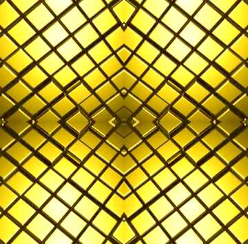 FX №213927 3d abstract gold metal cube background Computer Futuristic Generated Texture Tiles Pattern