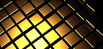 FX №213984 3d abstract gold metal cube background Fragment Geometric Illustration Rendering Technology