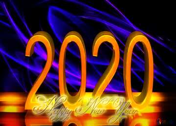 FX №213502 Very beautiful background 2020 happy new year