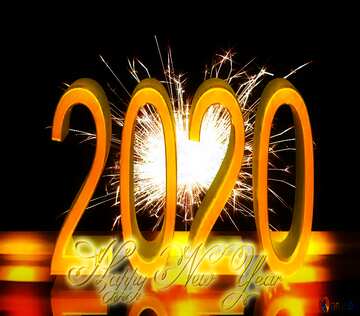 FX №213631 Bright sparks happy new year 2020
