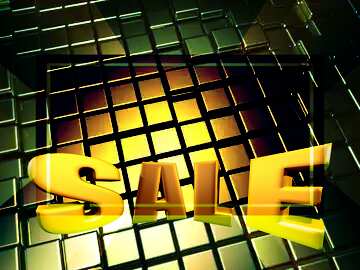 FX №213907 3d abstract gold metal cube background Design Sale Sales Promotion Template