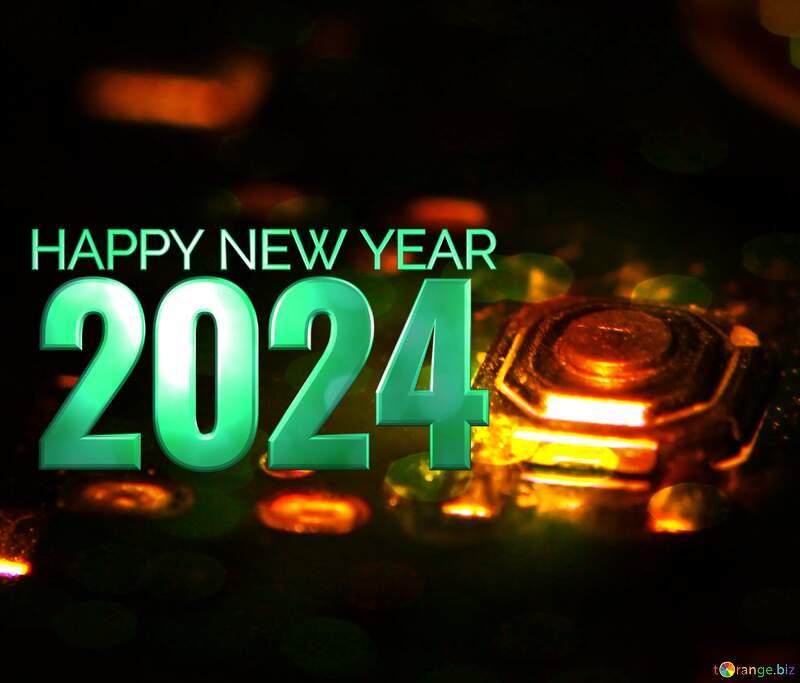 Reset button happy new year 2024 №40846