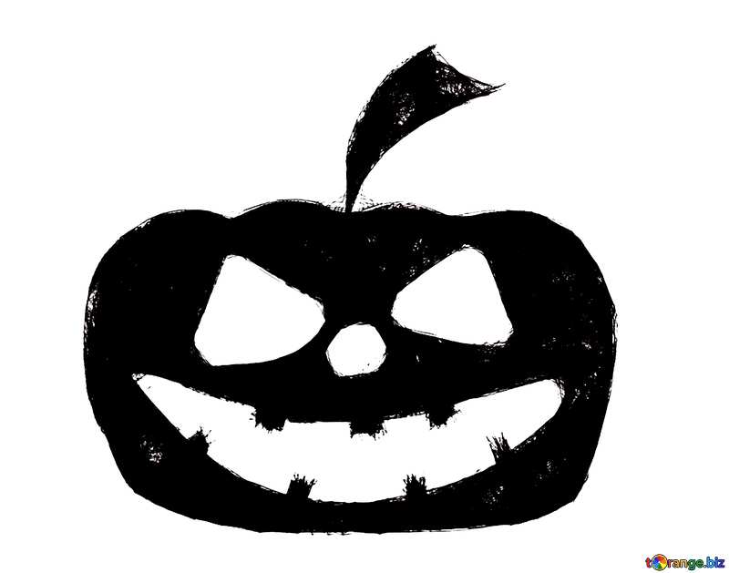 Halloween Pumpkin sketch №40495