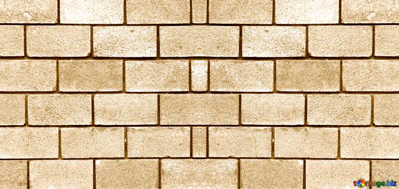Brick wall texture sepia №13958