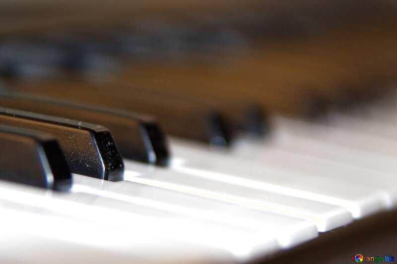 Piano Keyboard blur frame №4468