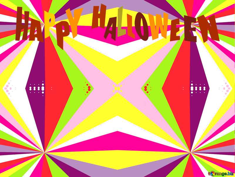 Colors rays happy halloween №49661