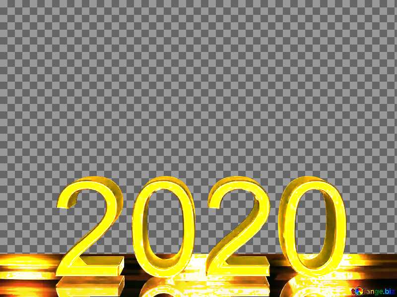 2020 3d render silver digits with reflections opacity dark background isolated №54493