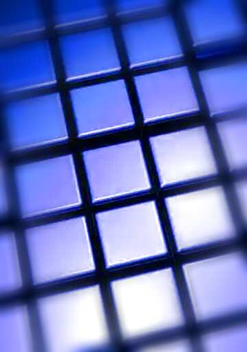 FX №214180 3d abstract blue metal cube boxes blurred background