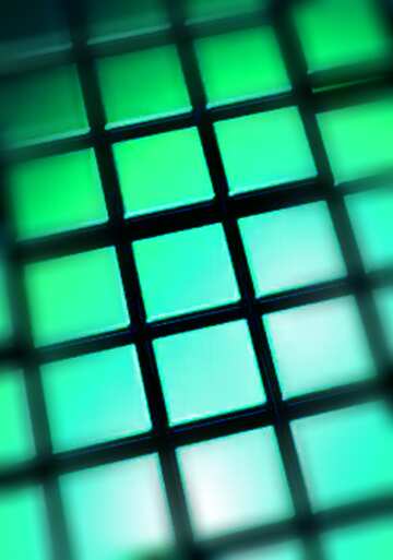 FX №214735 3d abstract green metal cube boxes background blurred