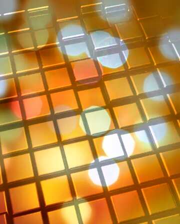 FX №214309 3d abstract hot metal cube boxes background Bokeh