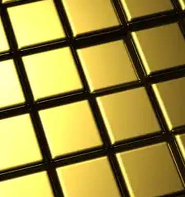 FX №214013 3d abstract gold metal cube background Line