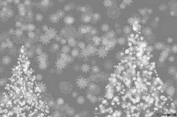 FX №214170 Snowflakes and Christmas trees background new year gray black white