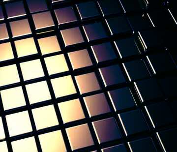 FX №214060 3d abstract dark metal cube background