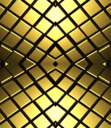 FX №214004 3d abstract gold metal cube background Pattern Texture Futuristic Computer