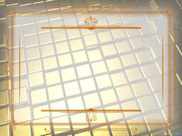 FX №214006 3d abstract gold metal cube background Vintage Retro Template Art