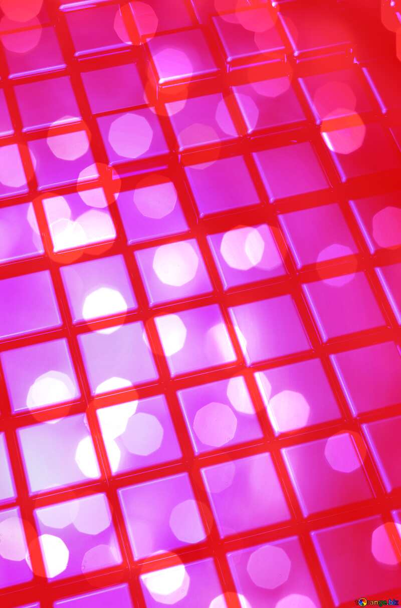 3d abstract pink metal cube boxes bokeh background №54499