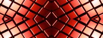 FX №215033 3d abstract red metal cube boxes background pattern