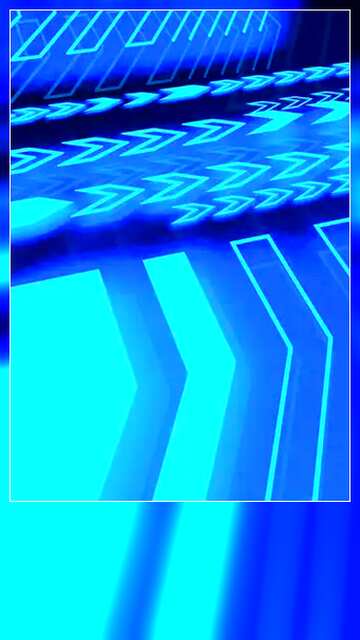 FX №215321 Creative abstract arrows blue modern background Blank Card