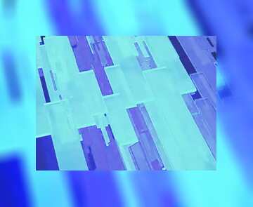 FX №215749 Creative 3d abstract squares lines modern background Frame Border blue