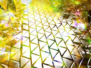 FX №215184 3D abstract geometric volumetric triangle gold metal background Polygonal Blurred Color