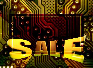 FX №215507 circuit electronic board lines pattern Sales discount promotion Gold