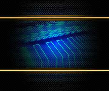 FX №215333 Creative abstract arrows blue modern background Carbon Dark Frame Technology