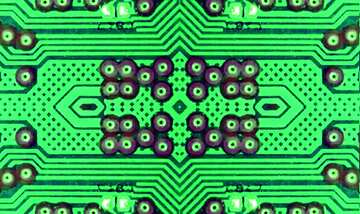 FX №215509 circuit electronic board lines pattern