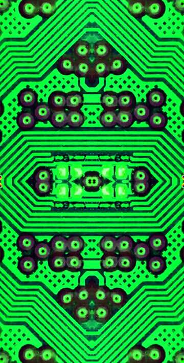 FX №215538 circuit electronic board lines pattern