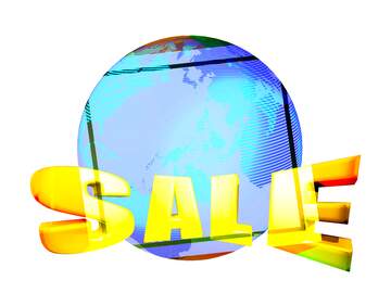 FX №215830 Modern global world earth concept planet symbol Sales discount promotion sale Gold letters banner...