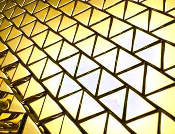 FX №215107 3D abstract geometric volumetric triangle gold metal background