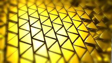 FX №215081 3D abstract geometric volumetric triangle gold metal background Blur Frame