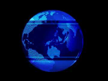 FX №215870 Modern global world earth concept planet symbol blue dark  frame template