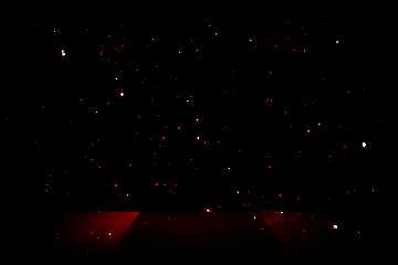 FX №215731 Starry sky  red  dark frame business