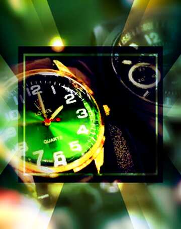 FX №215642 watches frame blur template