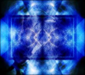 FX №215425 Blue fractal background design business layout pattern