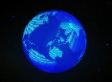 FX №215971 Starry sky Space Modern global world earth planet dark blue background